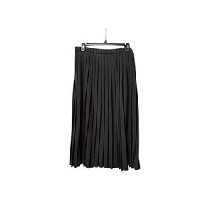 Vintage Da-Rue of California Women Midi Skirt Size 12 Black Polyester Secretary